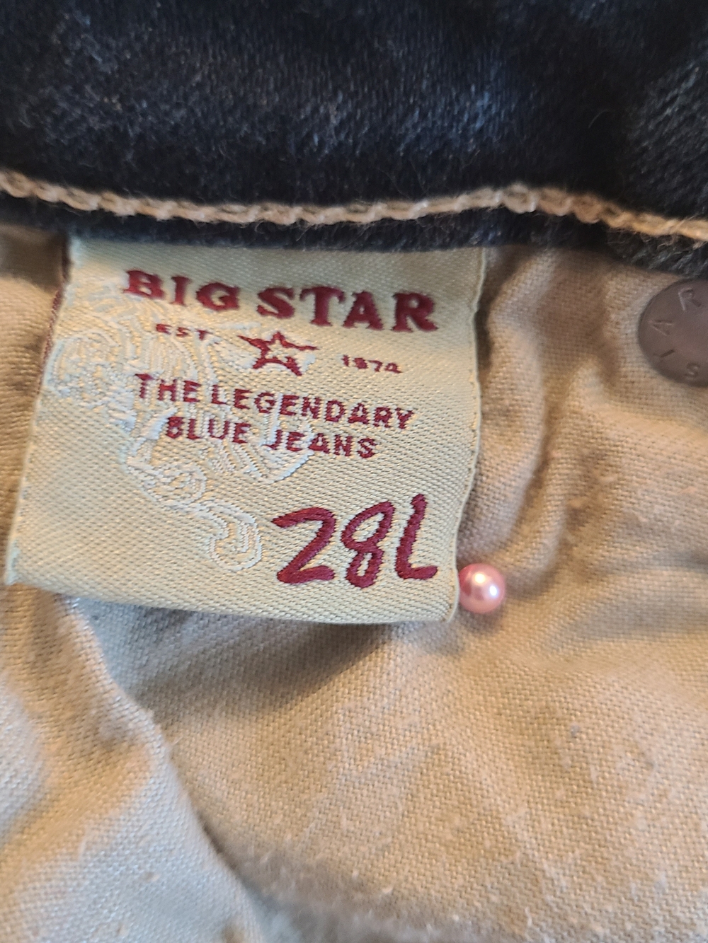 Big Star Women's Skinny Jeans - Dark Indigo Black - Picture 5 of 5